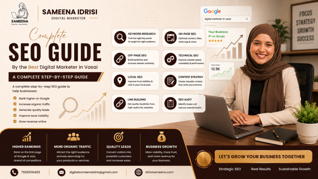 Complete SEO Guide by the Best Digital Marketer in Vasai.